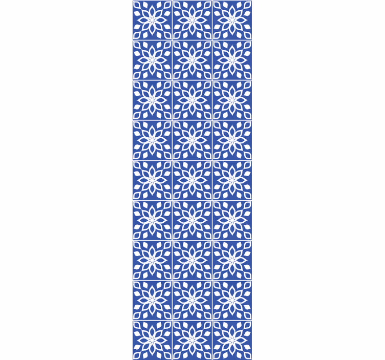 Tapete Fliesen azurblaues mosaik - TenStickers