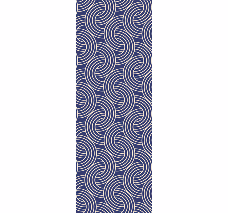 Tapete geometrisch elegante spiralwellen - TenStickers