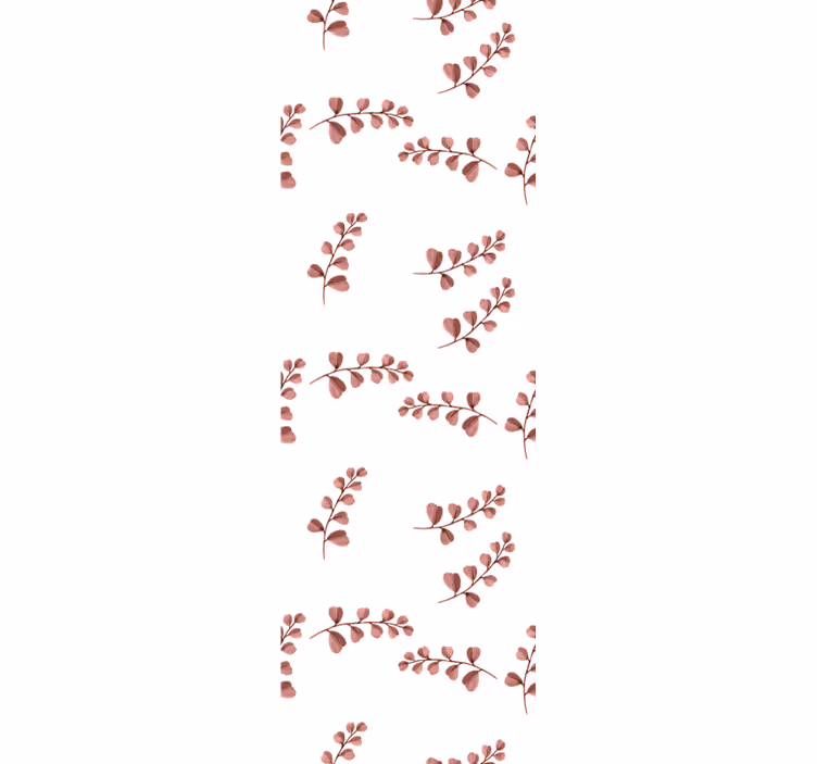 Tapete florale Ornamente zarte weiße rebe - TenStickers