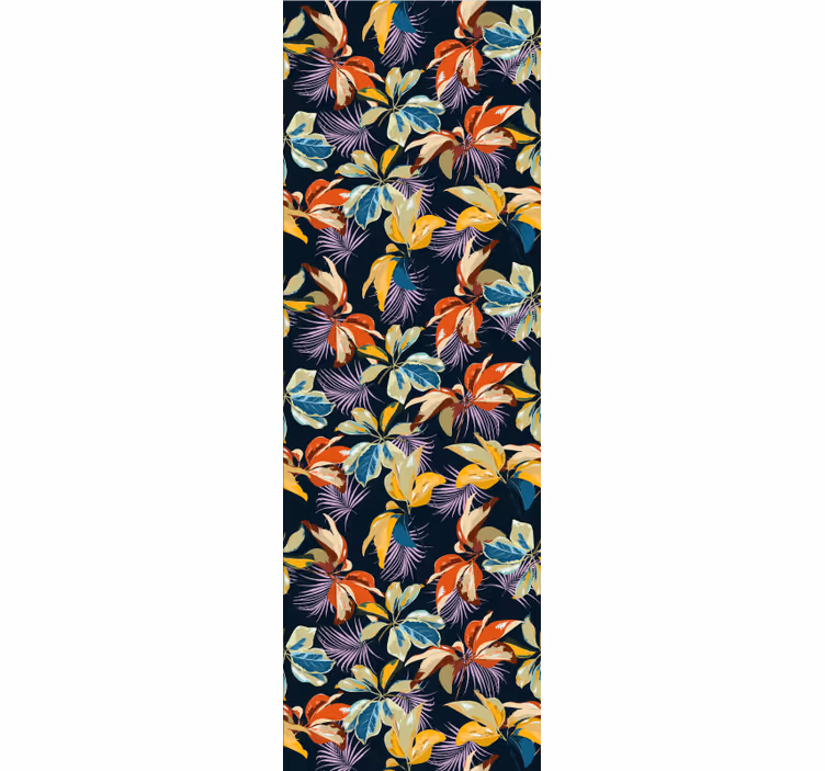 Blumentapete lebendiges dschungeldach - TenStickers