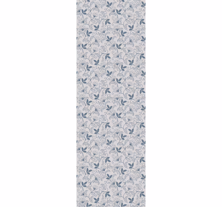 Tapete florale ornamente zarte weinblüten - TenStickers