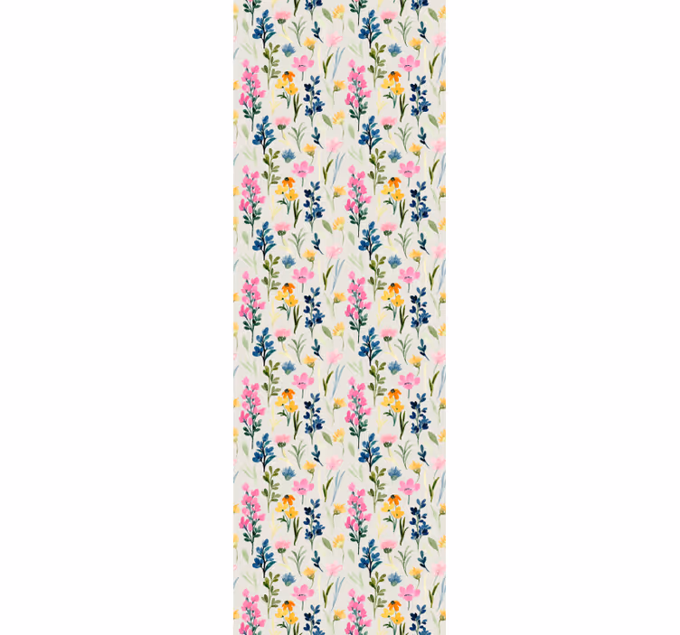 Blumentapete buntes blumenarrangement - TenStickers