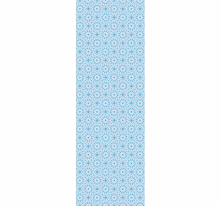 Tapete Fliesen blaue geometrische formen - TenStickers