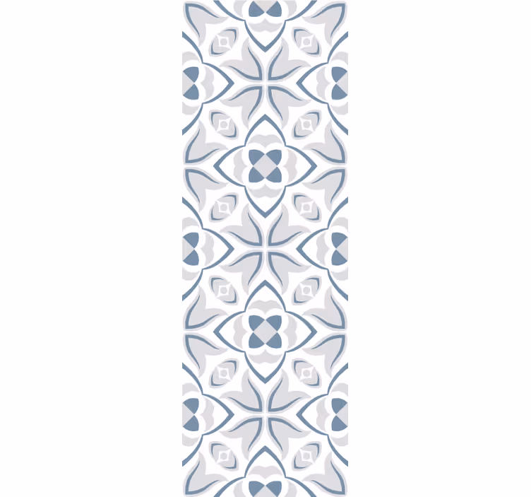 Tapete Fliesen elegante florale formen - TenStickers