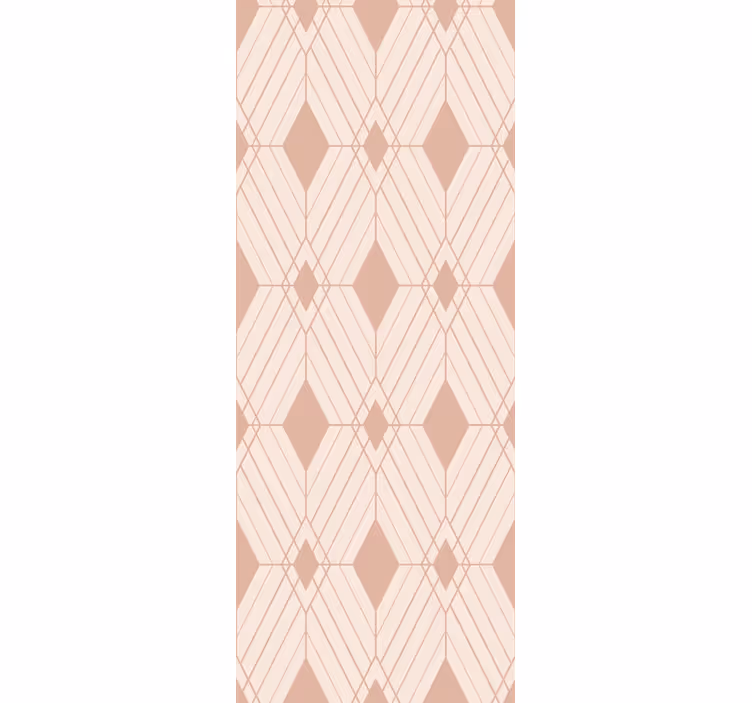 Tapete geometrisch pastell-deko-diamanten - TenStickers
