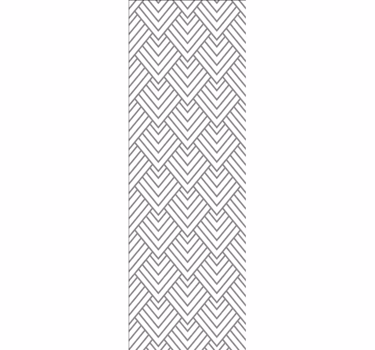 Tapete geometrisch chevron-linien - TenStickers