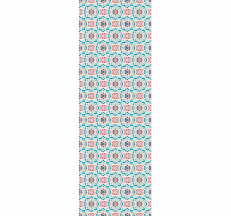 Tapete florale Ornamente blume und stern - TenStickers