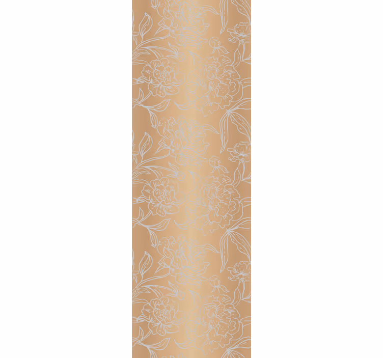 Tapete florale ornamente zarte florale akzente - TenStickers