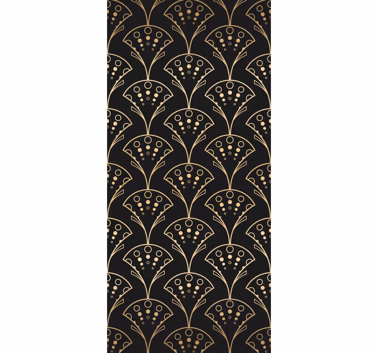 Tapete modern elegante goldene formen - TenStickers