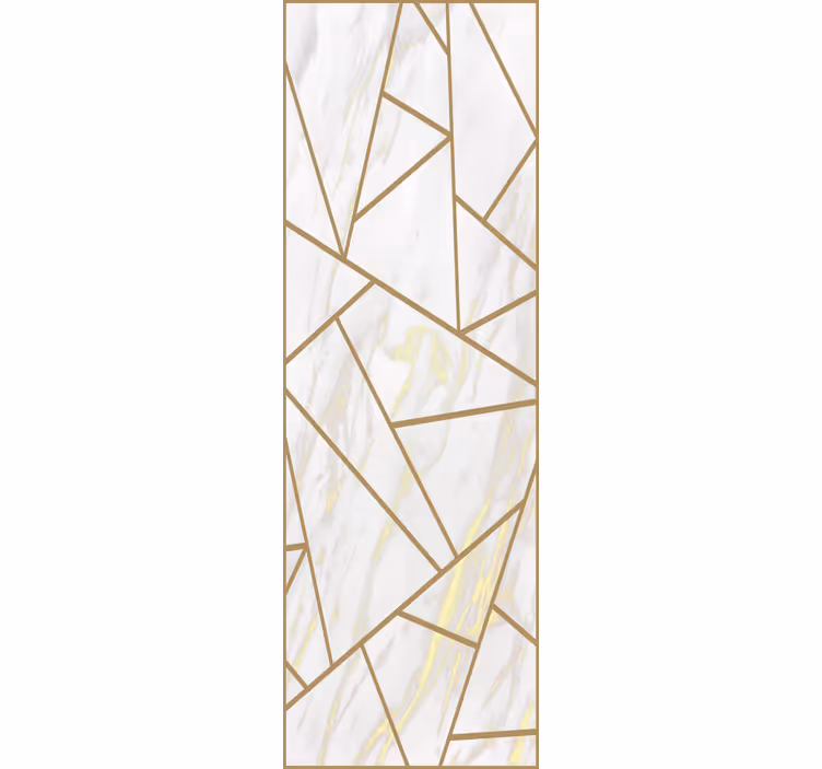 3D Tapete geometrischer glaseffekt - TenStickers