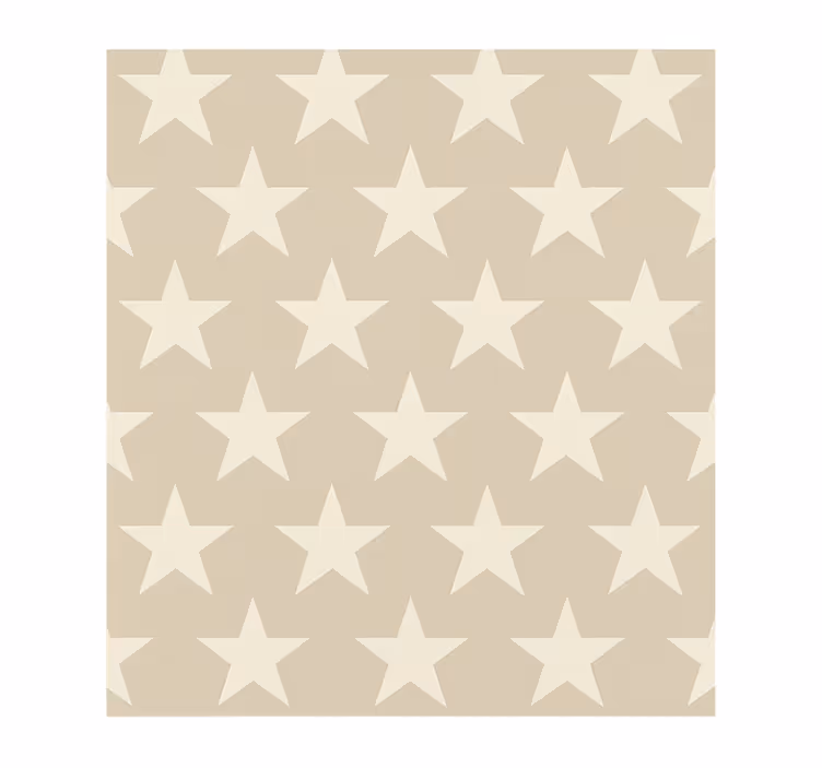 Tapete Jugendzimmer beiges sternenmuster - TenStickers