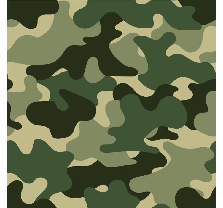 Tapete natur camouflage muster druck - TenStickers