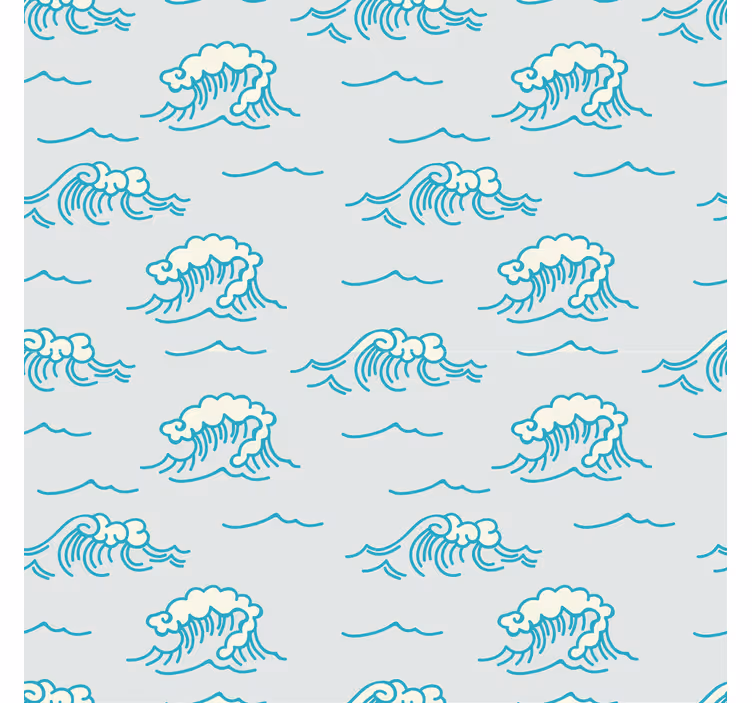Tapete natur wellenmuster design - TenStickers