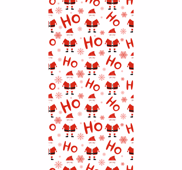 Weihnachtstapete weihnachtsmann hohoho - TenStickers