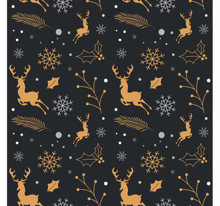 Weihnachtstapete fröhliche weihnachtskomposition - TenStickers