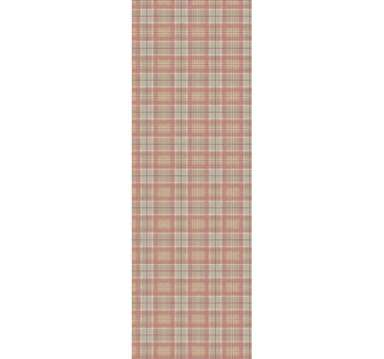 Tapete wohnzimmer in brauner karomuster-textur - TenStickers