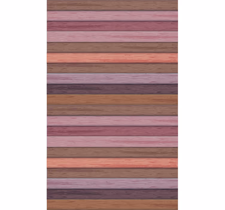 Ornament tapete mit holzstruktur in grau und rosa - TenStickers