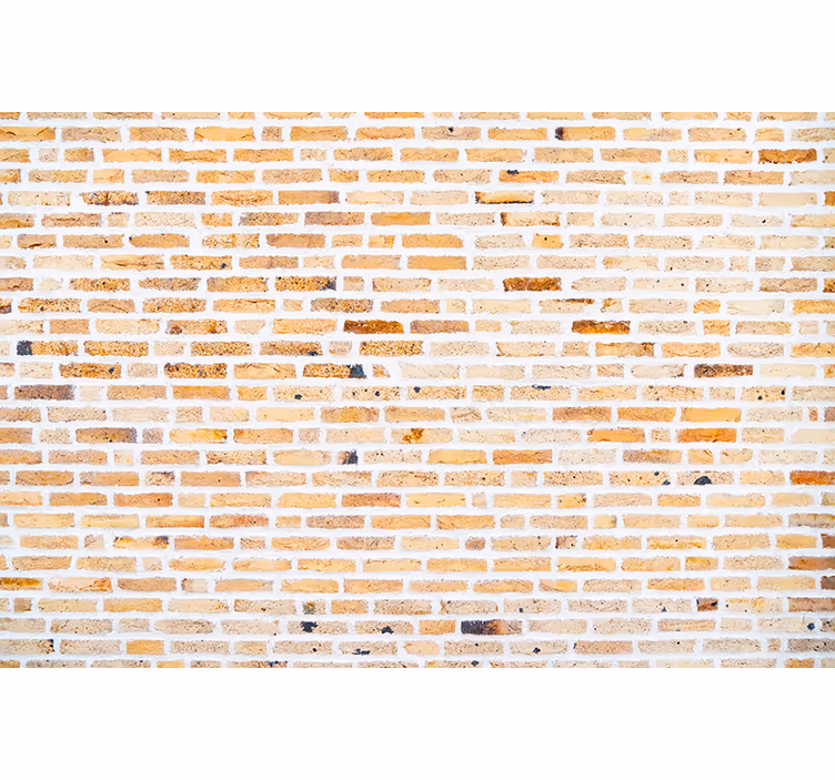 Ziegel tapete mit leichtem horizontalem muster - TenStickers