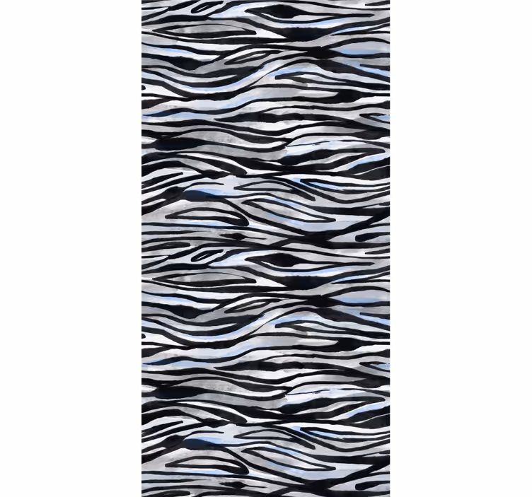 Ornament tapete im zebra-muster design - TenStickers
