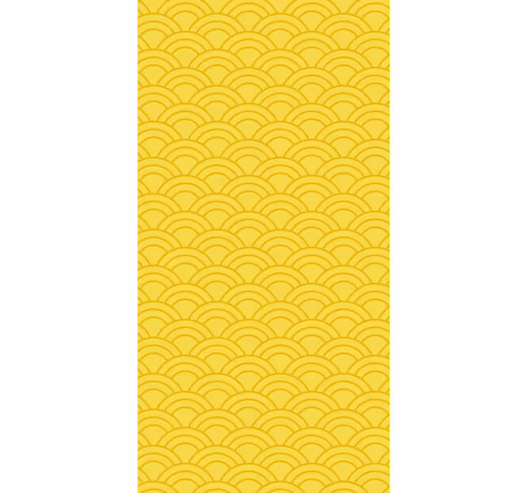 Ornament tapete mit anmutigem wellenmuster - TenStickers