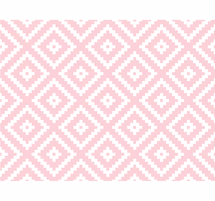 Tapete muster pinke quadratische geometrische form - TenStickers