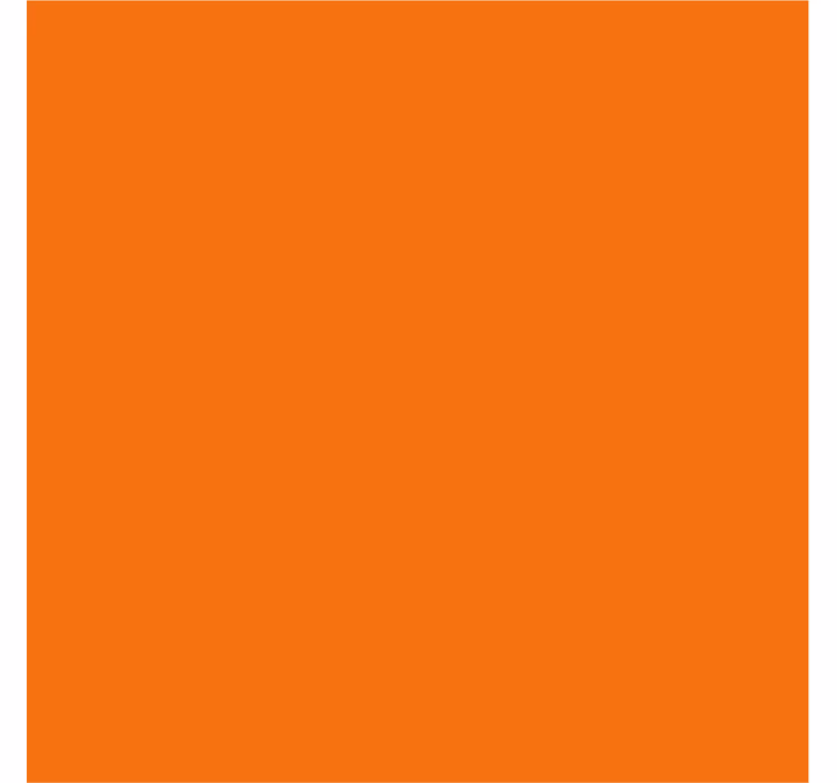 Tapete wohnzimmer in mattem orange - TenStickers