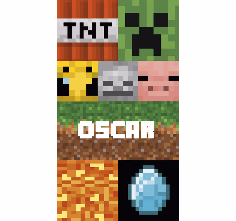 Tapete muster gaming geometrisches design - TenStickers