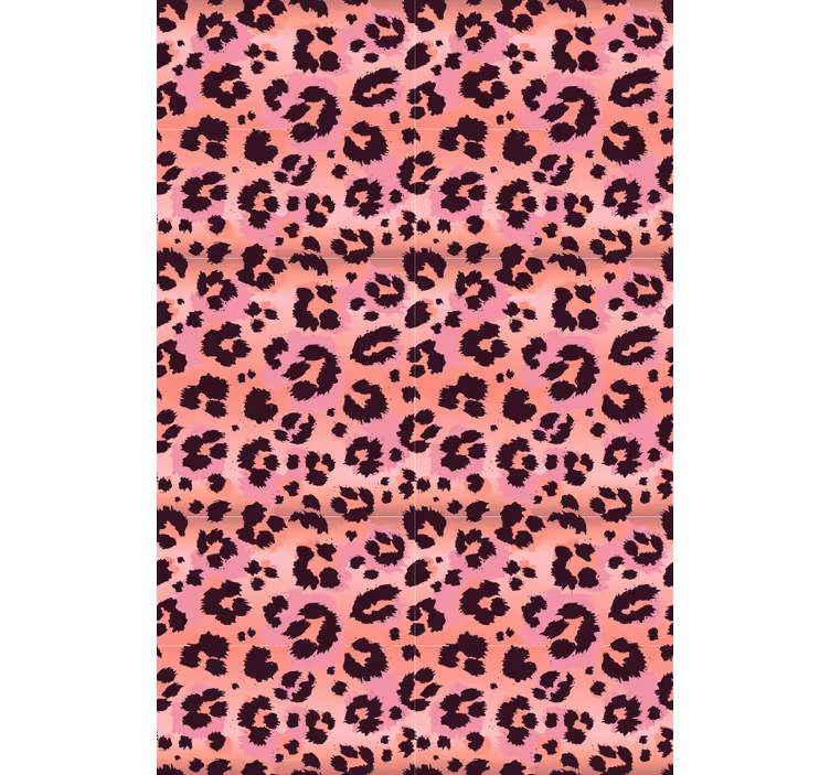 Tapete tiere pink leopard - TenStickers