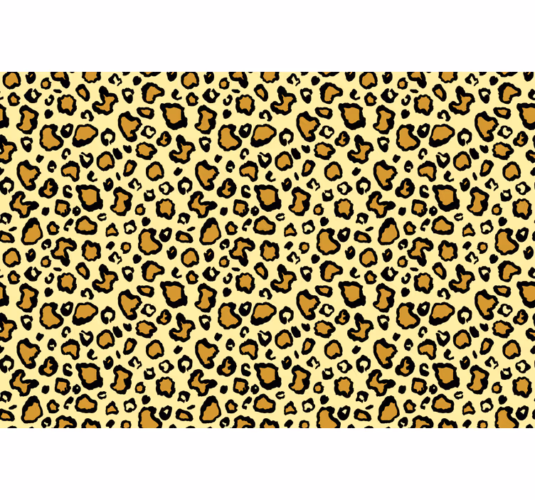 Tapete tiere mit gelbem leopardenmuster - TenStickers