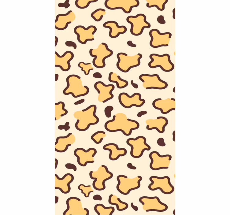 Tapete tiere mit großen leopardenformen - TenStickers