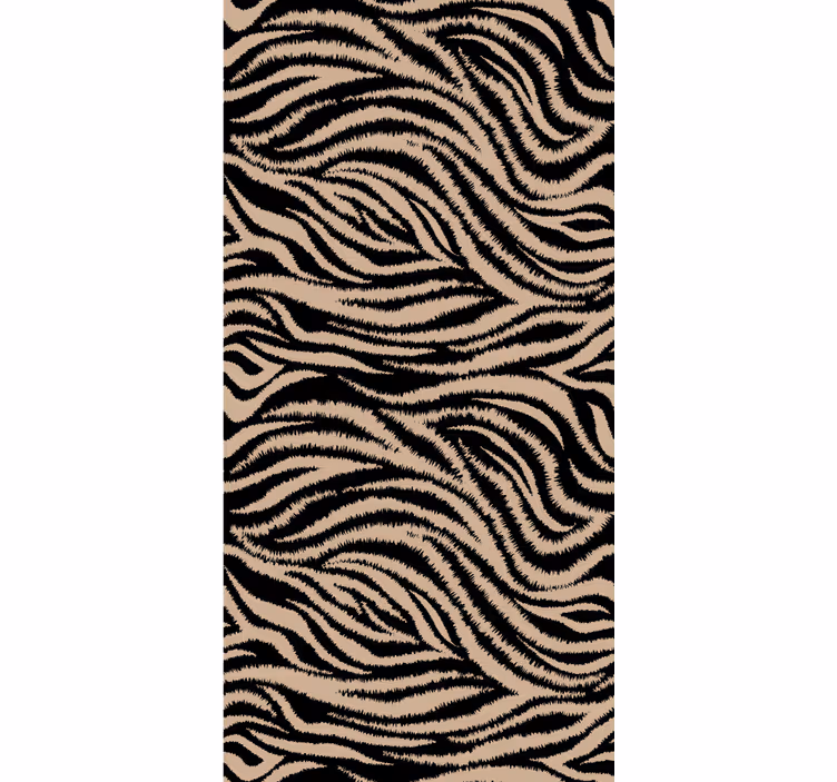 Tapete tiere mit zebra streifen motiv - TenStickers