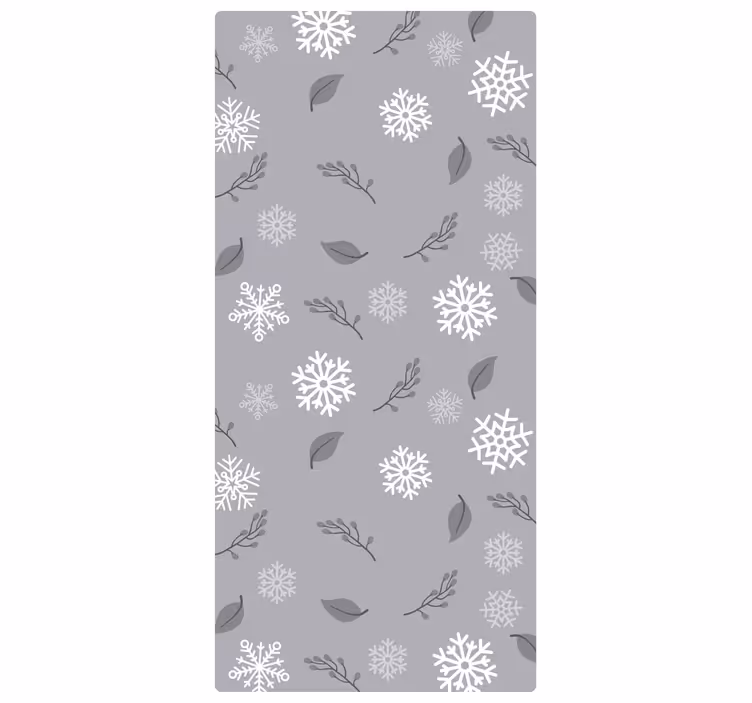 Weihnachtstapete mit saisonalem schneeflocken-motiv - TenStickers