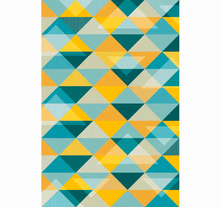 Tapete flur geometrisches dreiecksmuster - TenStickers