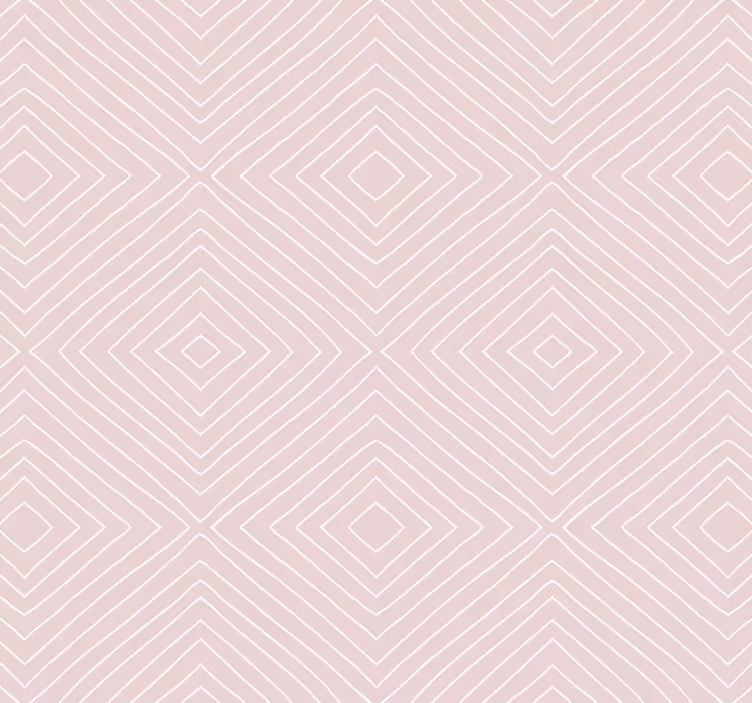 Tapete flur minimalistisches pinkes quadratmuster - TenStickers