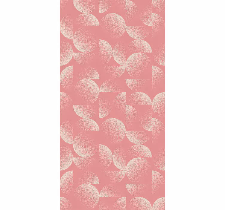 Tapete esszimmer pastellhalbkreise - TenStickers