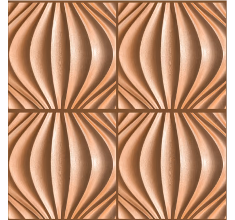 Tapete esszimmer mit 3d sand-effekt - TenStickers