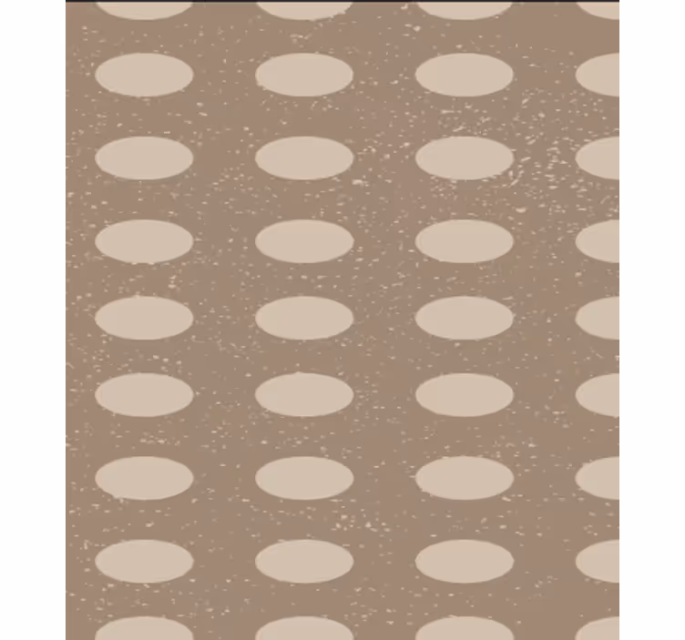 Tapete esszimmer geometrisches braunes kreisdesign - TenStickers