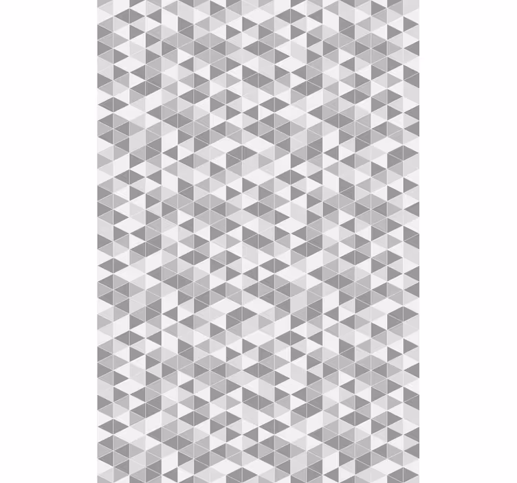 Tapete esszimmer mit geometrischem dreiecksmuster - TenStickers