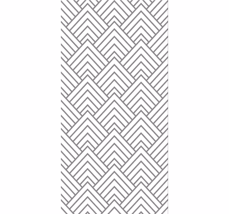 Tapete esszimmer geometrisches labyrinth - TenStickers