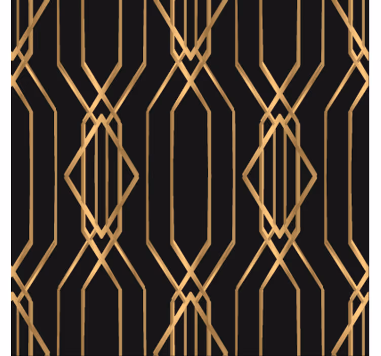 Tapete esszimmer im art deco stil - TenStickers