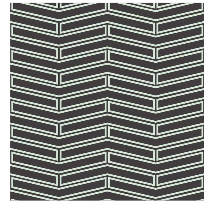 Tapete geometrisch mit chevron-linien - TenStickers