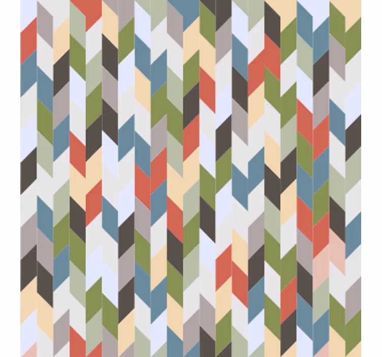Geometrische tapete fischgrät spectrum - TenStickers