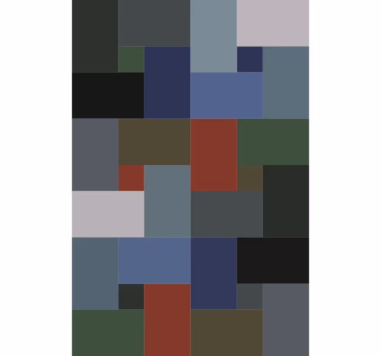 Tapete geometrisch blockmuster - TenStickers