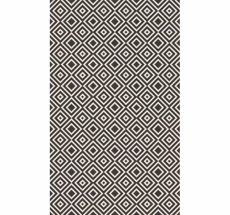 Tapete geometrisch mit diamantmuster - TenStickers