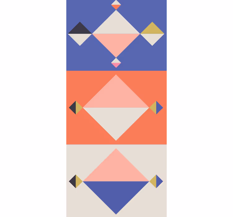 Tapete geometrisch abstrakte moderne formen - TenStickers