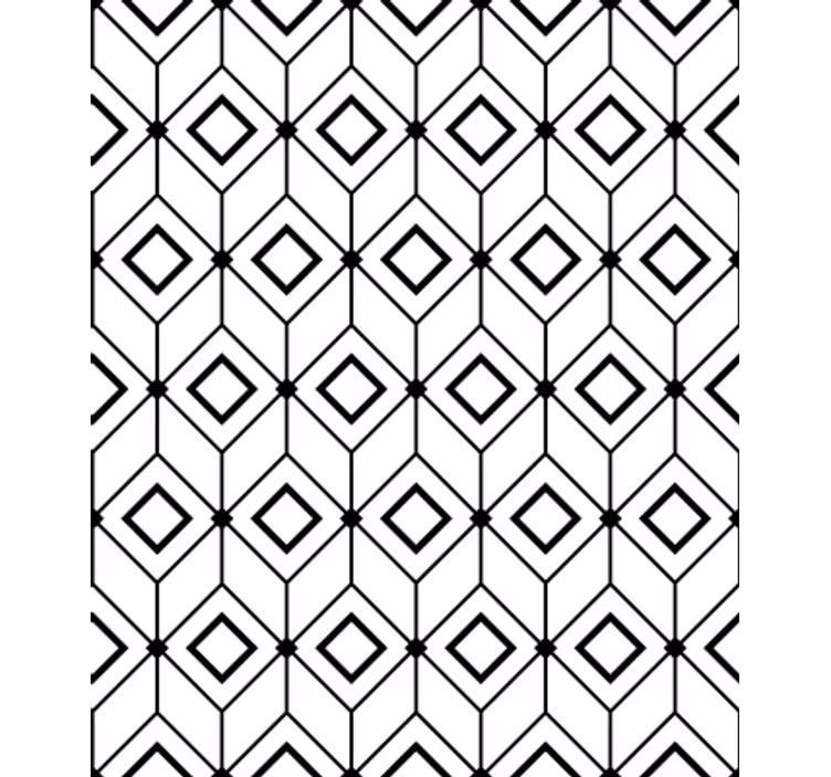 Tapete geometrisch mit modernen diamantelementen - TenStickers