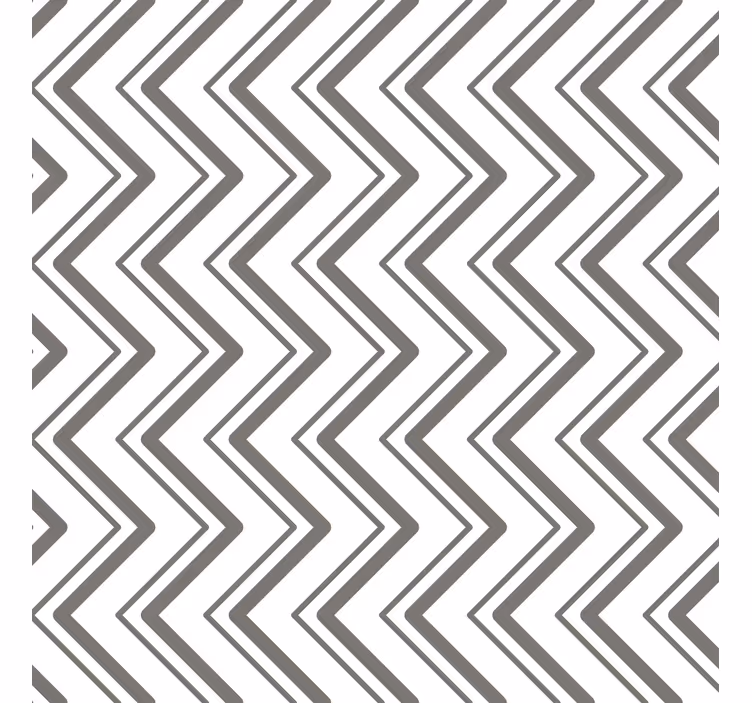 Geometrische tapete im chevron-muster - TenStickers