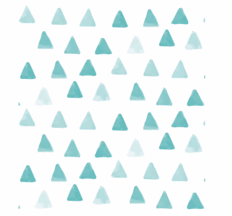 Geometrische tapete mit dreieckigen motiven - TenStickers