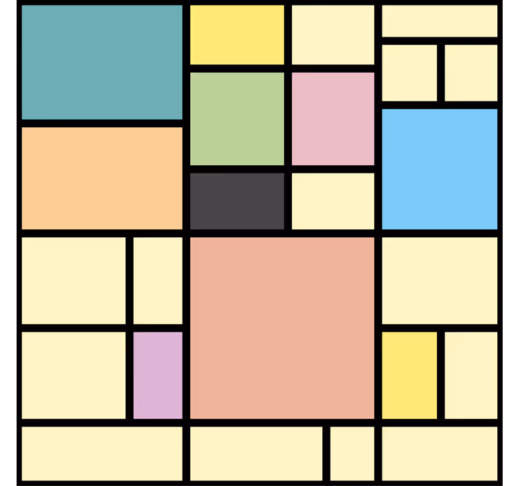 Tapete geometrisch lebendige geometrie - TenStickers