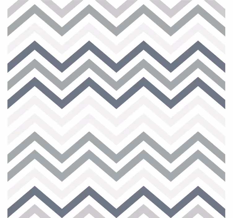 Tapete geometrisch mit schickem chevron-muster - TenStickers